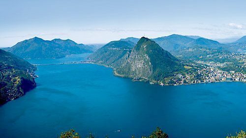 Casa con vista panoramica mozzafiato sul lago di Lugano